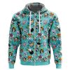 Straw Hats Jolly Roger One Piece Zip Hoodie Jacket FRONT mockup - One Piece Mall