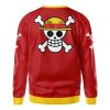 Straw Hats Luffy One Piece Sweatshirt BACK mockup - One Piece Mall