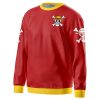 Straw Hats Luffy One Piece Sweatshirt SIDE mockup - One Piece Mall