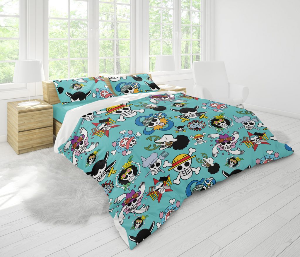 Strawhats Jolly Roger One Piece set mockup side - One Piece Mall