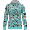 Strawhats Jolly Roger One Piece Lightweight Hoodie FRONT mockup - One Piece Mall