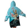 Tony Chopper Manga Panels One Piece Oodie Blanket BACK Mockup 1 - One Piece Mall