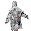 Tony Chopper Manga Panels One Piece Oodie Blanket BACK Mockup - One Piece Mall