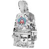 Tony Chopper Manga Panels One Piece Oodie Blanket F LEFT Mockup - One Piece Mall