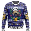 Trafalgar Law Christmas OP Ugly Christmas Sweater FRONT mockup 1 - One Piece Mall