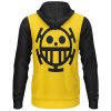 Trafalgar Law One Piece Lightweight Hoodie BACK mockup - One Piece Mall