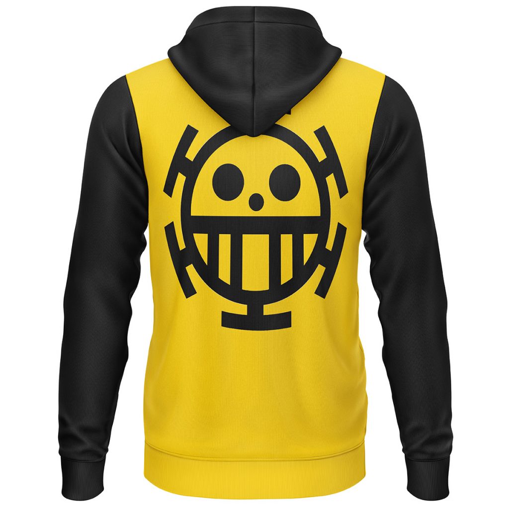 Trafalgar Law One Piece Lightweight Hoodie BACK mockup - One Piece Mall