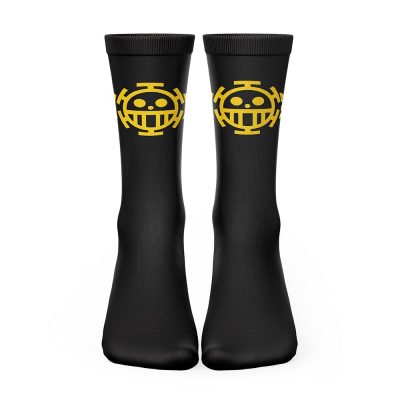 Trafalgar Law Punk Hazard One Piece Socks FRONT mockup - One Piece Mall
