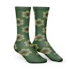 Zoro Wano One Piece Socks SIDE mockup - One Piece Mall