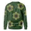 Zoro Wano Pattern One Piece Sweatshirt BACK mockup - One Piece Mall