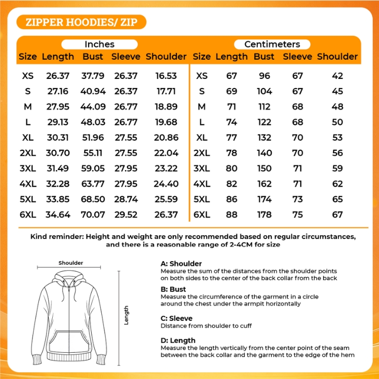 Zipper Hoodie - One Piece Mall